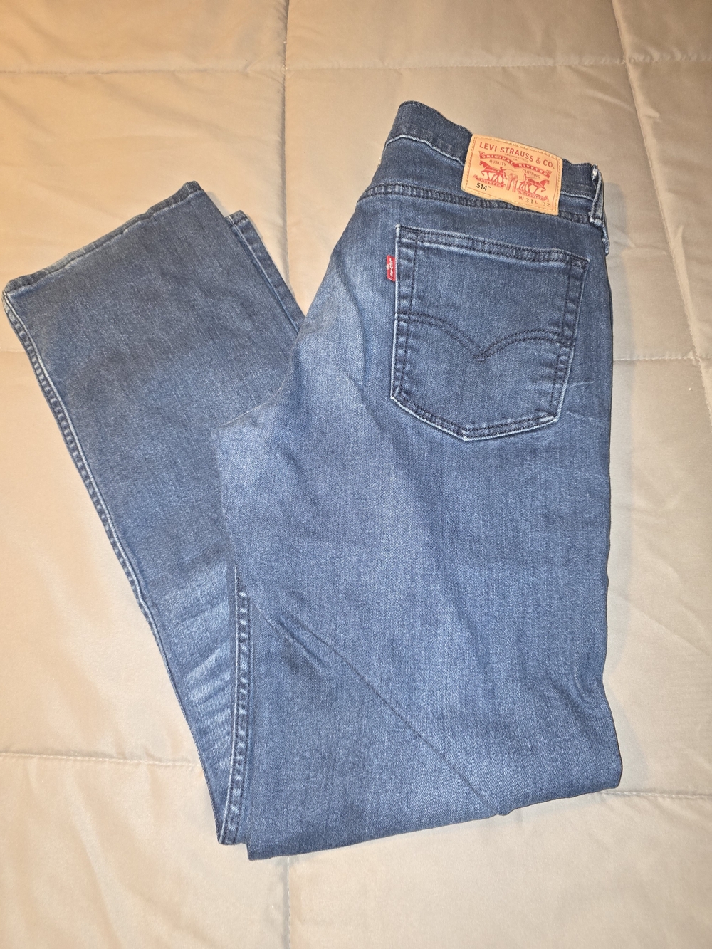 Levi's Classic Blue Denim Jeans - Mid Wash